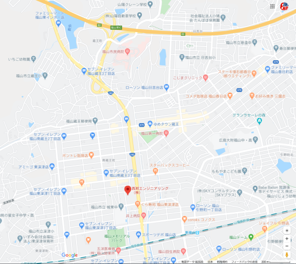 福山市周辺地図